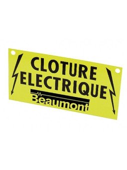 Plaquette Signalisation Cloture
