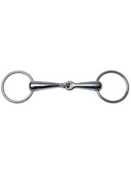 MORS DE FILET 2 ANNEAUX BRISE poney cheval