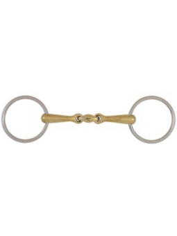 MORS 2 ANNEAUX DOUBLE BRISURE cheval