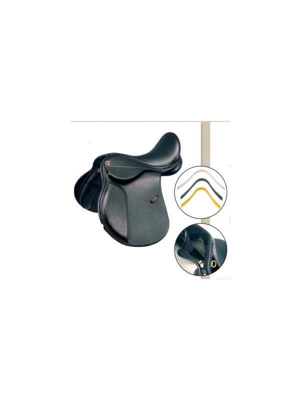 Selle Mixte Cuir Arçon Interchangeable