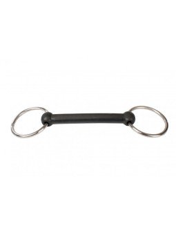 Mors 2 Anneaux Caoutchouc Droit 145