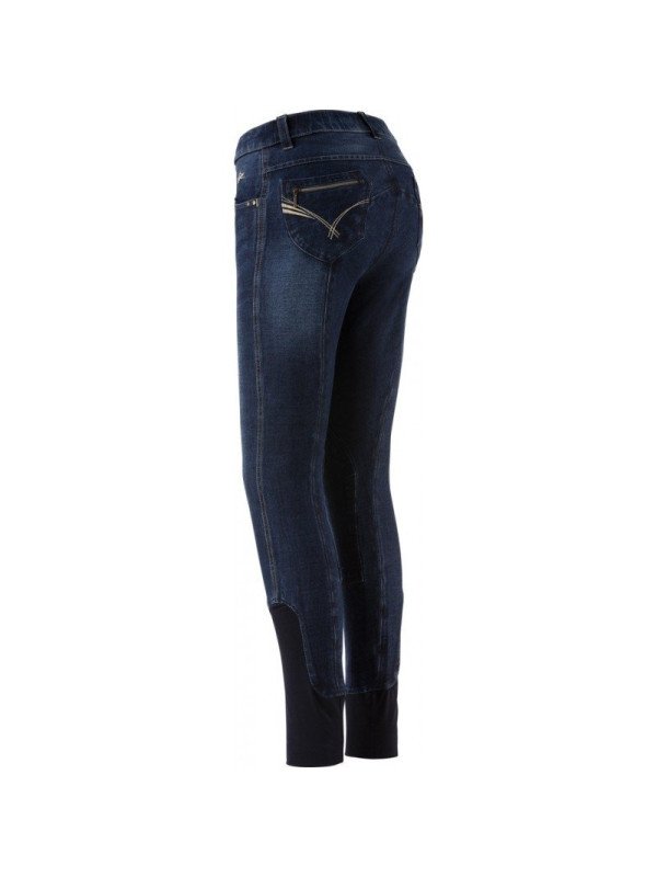 PANTALON D'EQUITATION EQUITHEME JEAN TEXAS FEMME