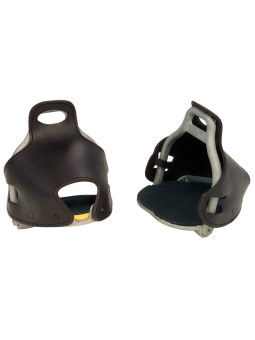 Etriers Alu Coque Cuir