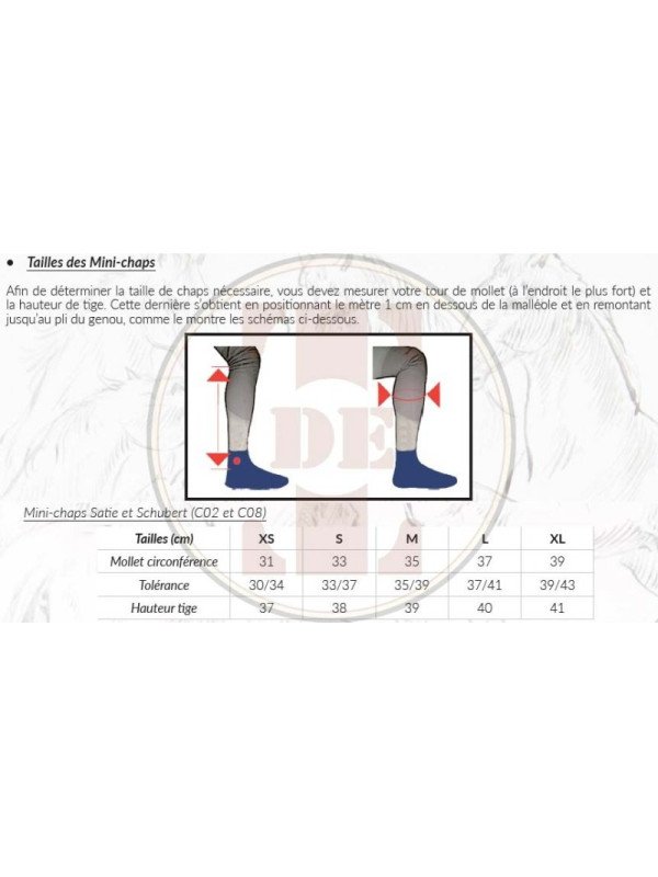 Promo Mini Chaps Schubert T de T