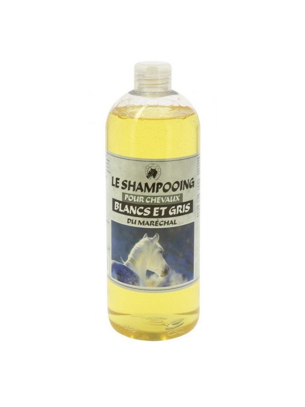 Shampoing du Maréchal pour chevaux blancs et gris