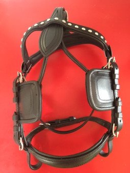 Promo Bride D'attelage Shetland Cuir Fancy