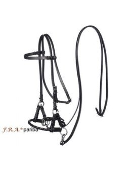 Bridon Side Pull Muserolle Tressée XL