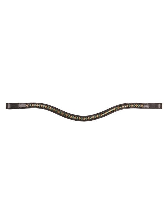 Frontal Trait Cuir Strass