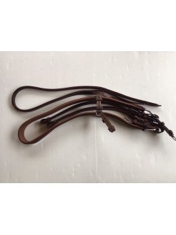 Promo Reculement Cuir Brun XL Pour Harnais