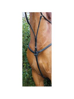 Promo Collier De Chasse Doublé Surpiqué T de T Cheval