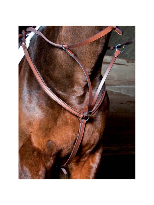 Promo Collier De Chasse Doublé Surpiqué T de T Cheval