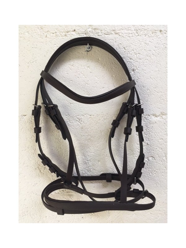 Promo Bridon Synthétique Poney Brun