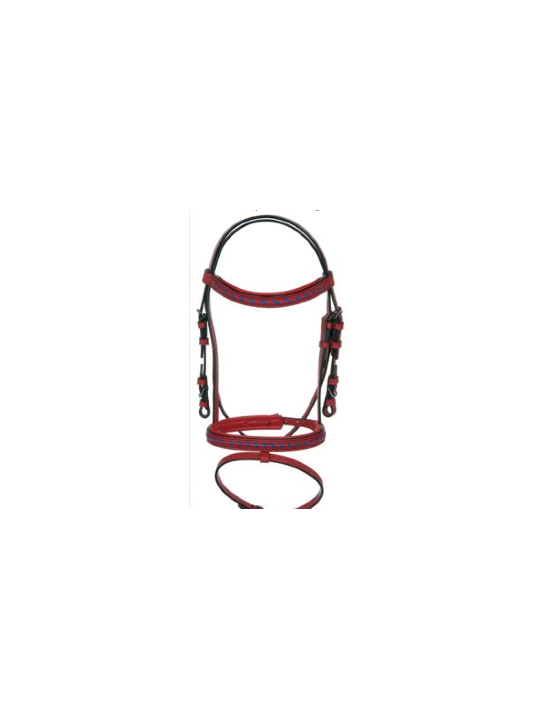Promo Bridon Cuir Rouge Mini Shet