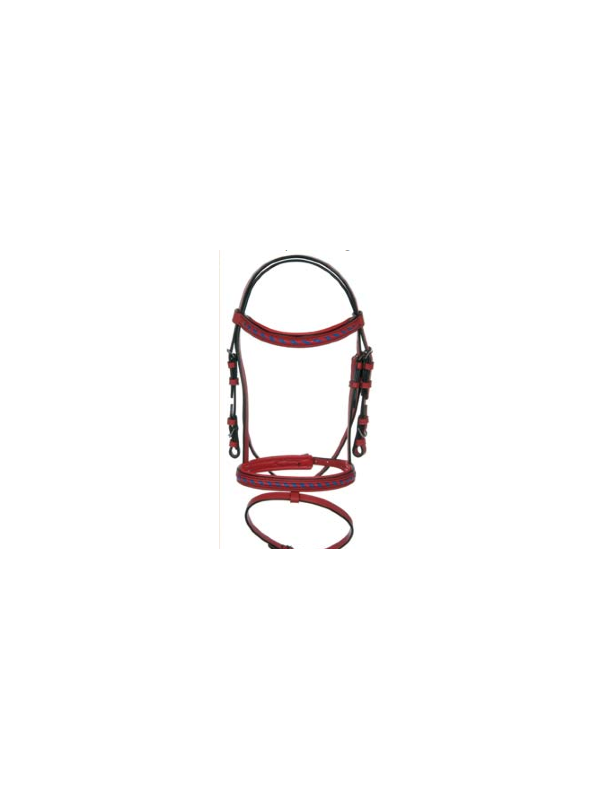 Promo Bridon Cuir Rouge Mini Shet