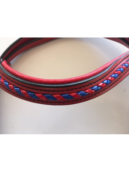 Promo Bridon Cuir Rouge Mini Shet