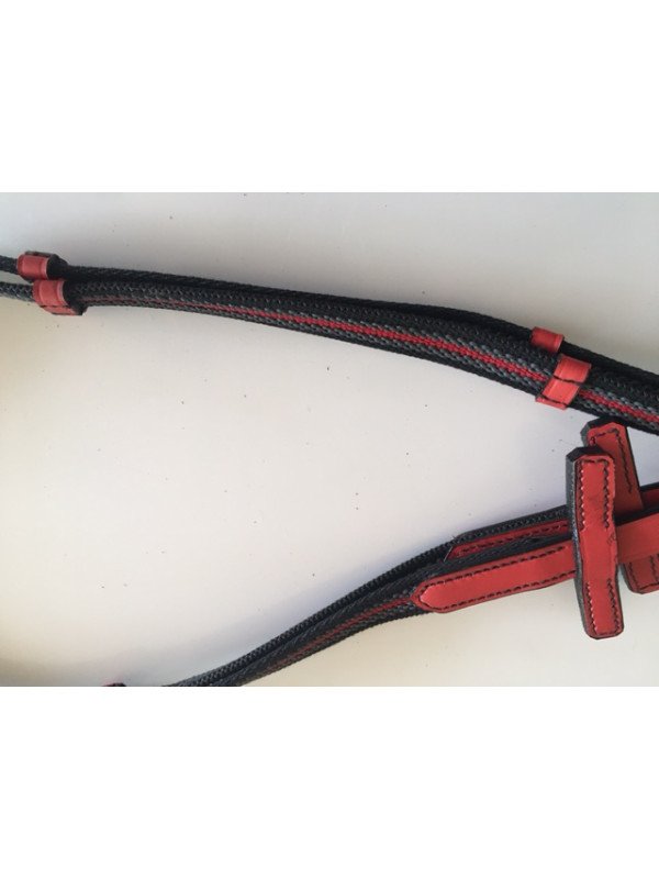 Promo Bridon Cuir Rouge Mini Shet