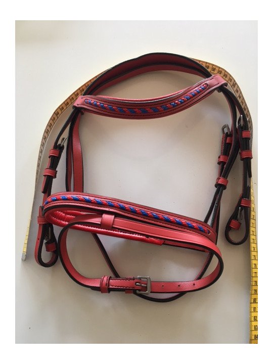 Promo Bridon Cuir Rouge Mini Shet