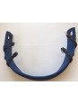 Harnais Cuir Nylon Noir Bleu Mini Shet Poney