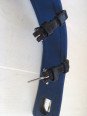 Harnais Cuir Nylon Noir Bleu Mini Shet Poney