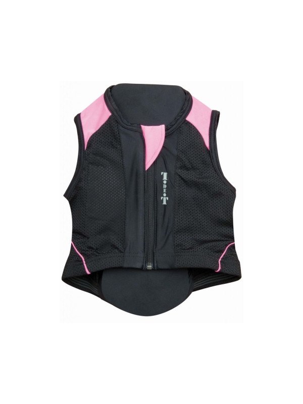 Gilet de protection équestre pour adultes et enfants, rose