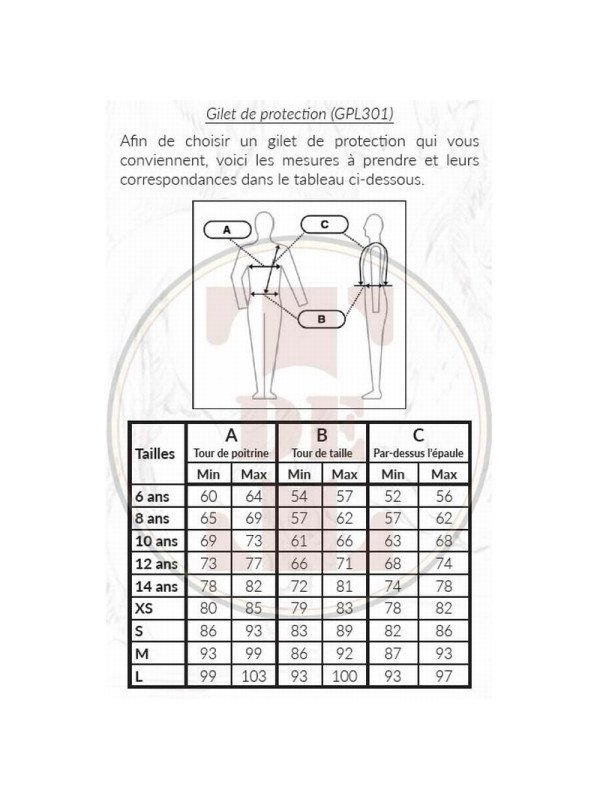 Promo Gilet de Protection T de T Enfant 6 ans