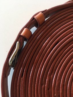 Guides En Tandem Cuir Pour L'Attelage