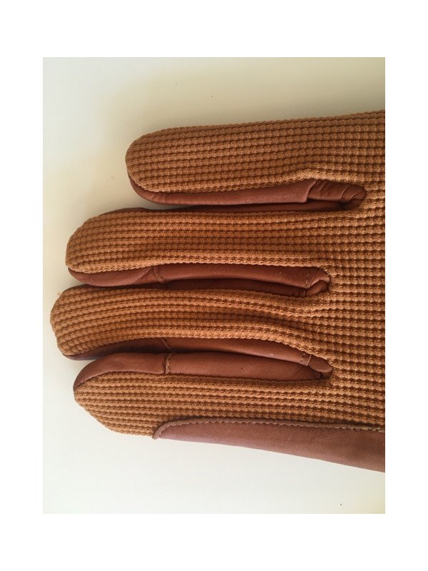 Gants De Meneur Cuir Mesh