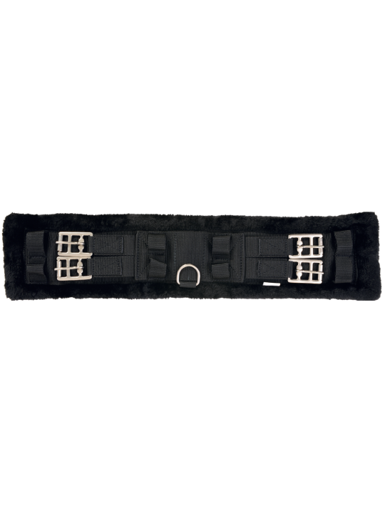 Sangle Courte Doublée Mouton Synthétique Avec Anneau 30 -75