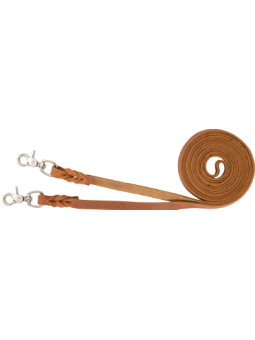 Rênes Western Cuir A Mousquetons