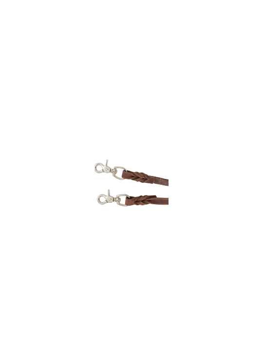 Rênes Western Cuir A Mousquetons