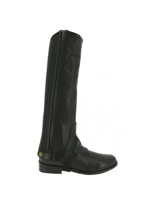 Promo Mini Chaps Equithème Cuir XL XXL Noir