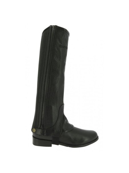 Promo Mini Chaps Equithème Cuir XL XXL Noir
