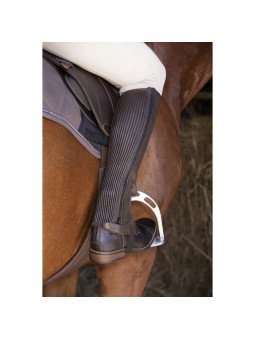 Promo Mini Chaps Equithème Cuir Brun S