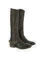 Promo Mini Chaps Equithème Cuir Brun S
