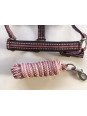 Promo Licol Longe Shetland Tricolore Rose