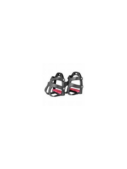 Etriers Coque Enfant Noir / Rose