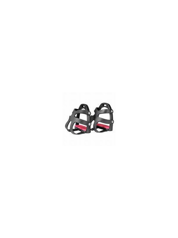 Etriers Coque Enfant Noir / Rose