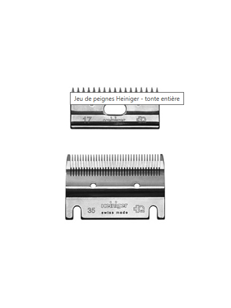 Jeu De Peignes Heiniger Tonte Entière
