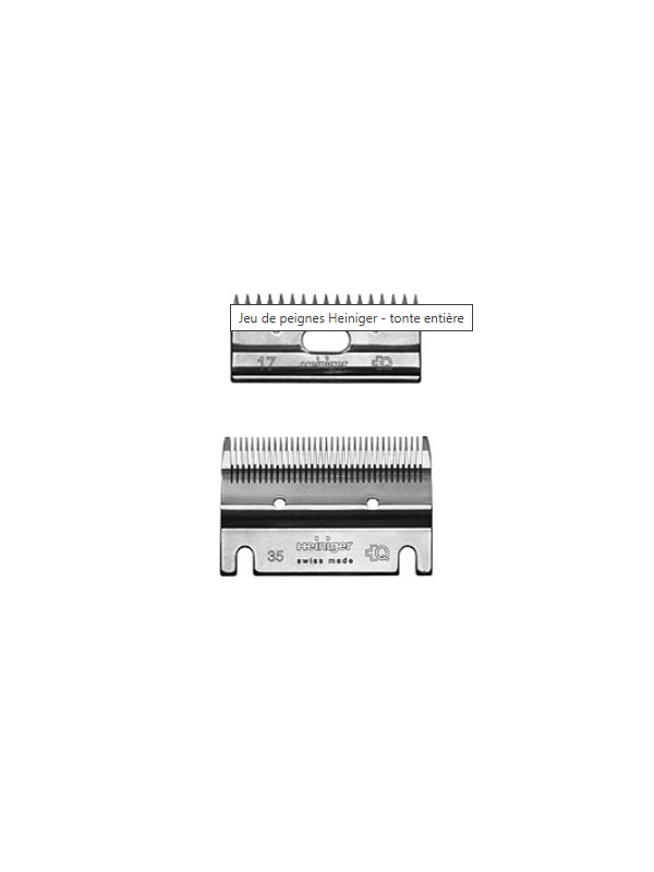 Jeu De Peignes Heiniger Tonte Entière