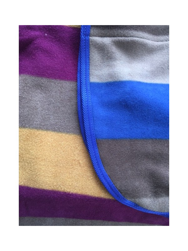 Promo Couvre Reins Polaire Rayé Shet Poney 115