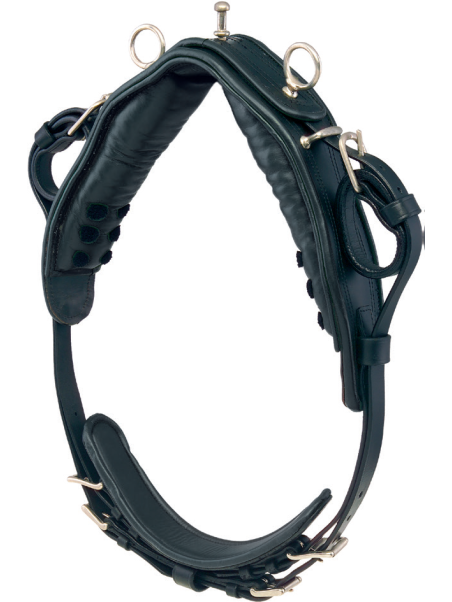 Promo Sellette Cuir Pour Harnais En Simple Cheval Trait