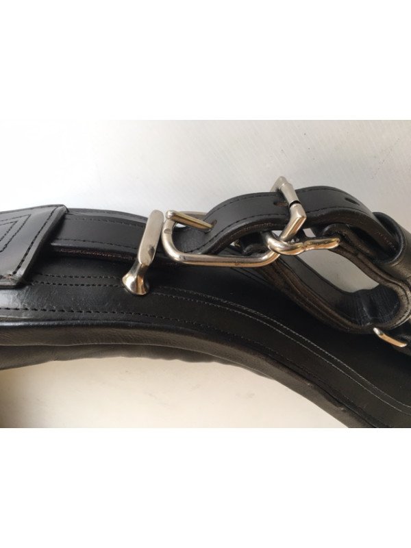 Promo Sellette Cuir Pour Harnais En Simple Cheval Trait