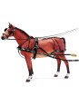 Harnais ZGB Zilco En simple Cheval de Trait