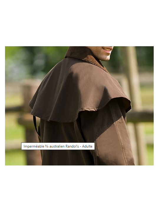Imperméable  3/4  Australien Randol's Adulte