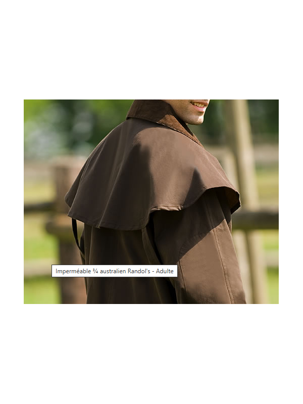 Imperméable  3/4  Australien Randol's Adulte