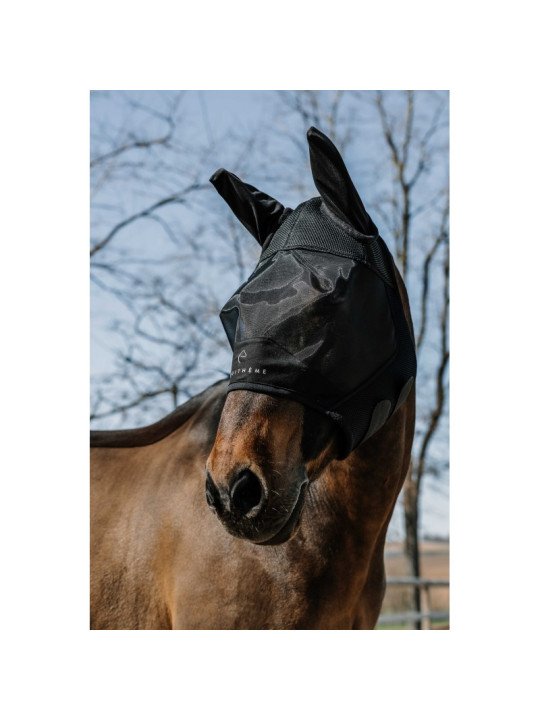 Masque Anti-mouches Anti-UV Equithème Mesh Poney - Trait