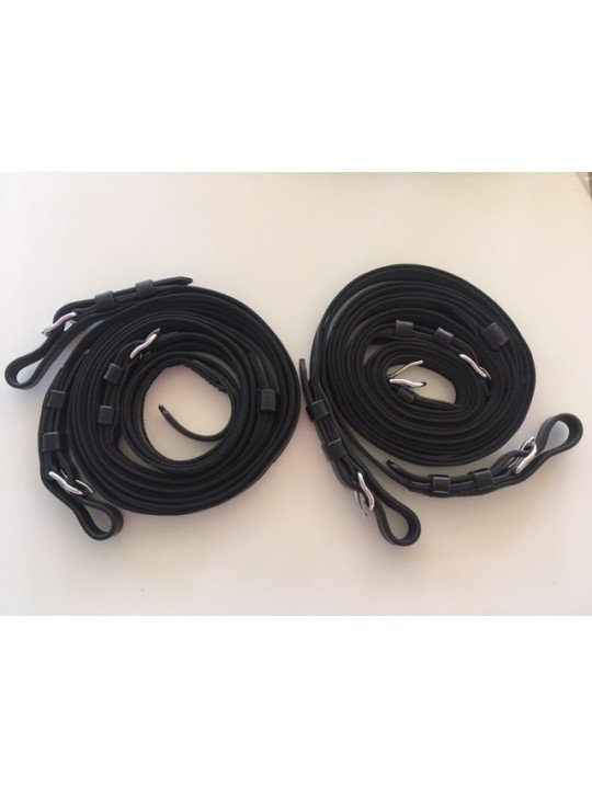 Promo Guides D'Attelage En Paire Synthétiques Grip Mini Shet