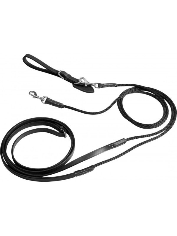 Promo Rênes Allemandes Norton Cuir Et Corde Cheval