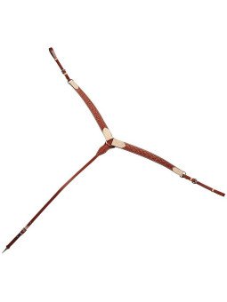 COLLIER DE CHASSE WESTERN RANDOLS  2 TONE