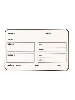 PLAQUE DE BOX PLASTIQUE